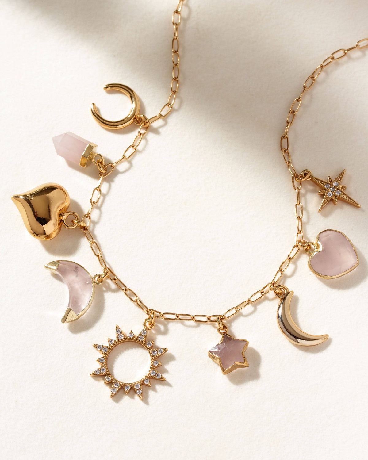 Luna Norte Love and Light Charm Necklace
