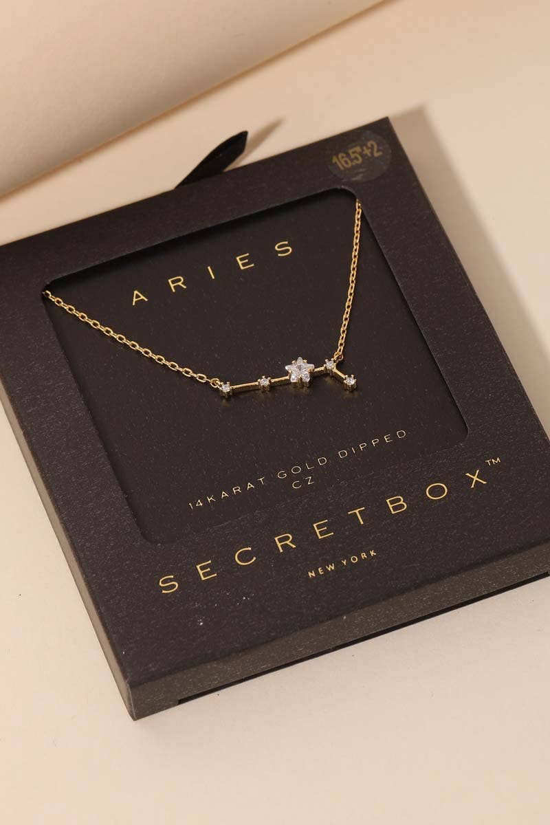Secret Box Constellation Necklace Anarchy Street (Aries)