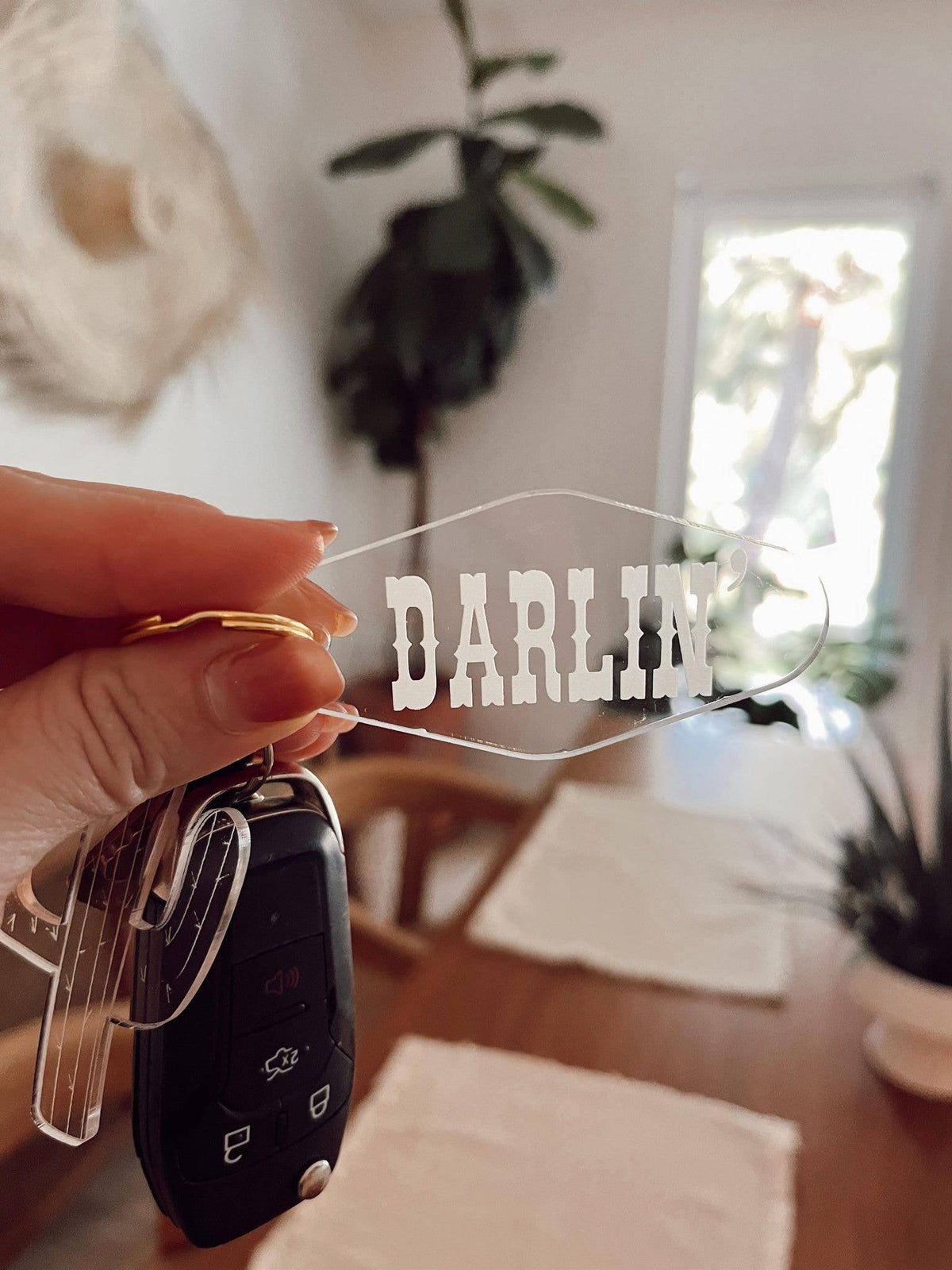 Darlin' Keychain Western Keychains Western Accessory BirchandTwine