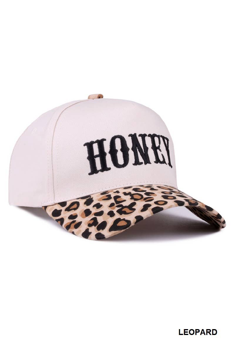 Honey Two-Tone Canvas Cotton Hat