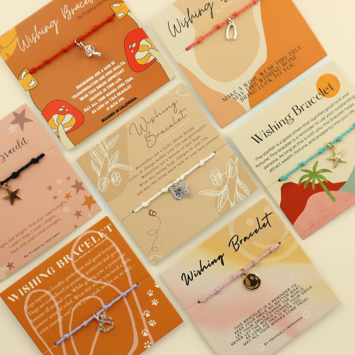 Assorted Wishing Bracelets Multiple Choices