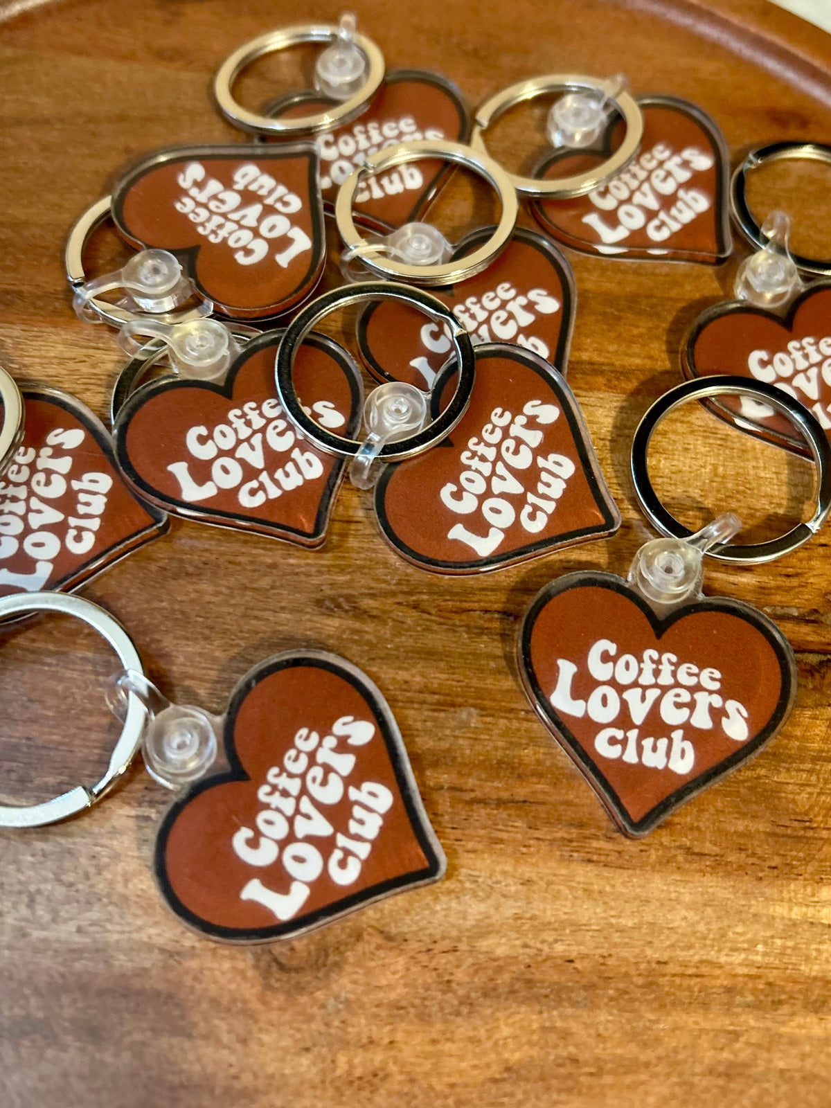 Coffee lovers club keychain black