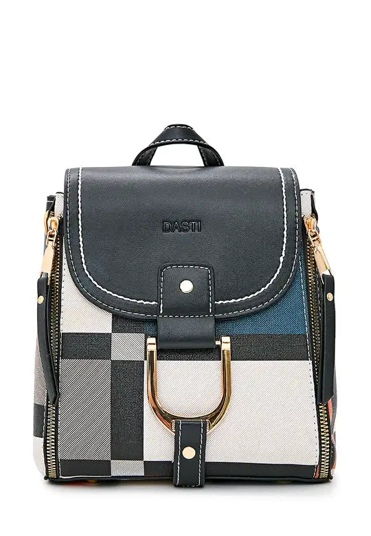 Mini mochila convertible, monedero pequeño para mujer Dasti (azul)