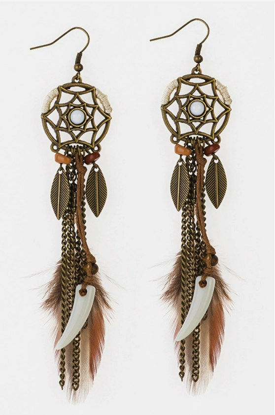 Dreamcatcher Boho Earrings The Jewelry Junkie
