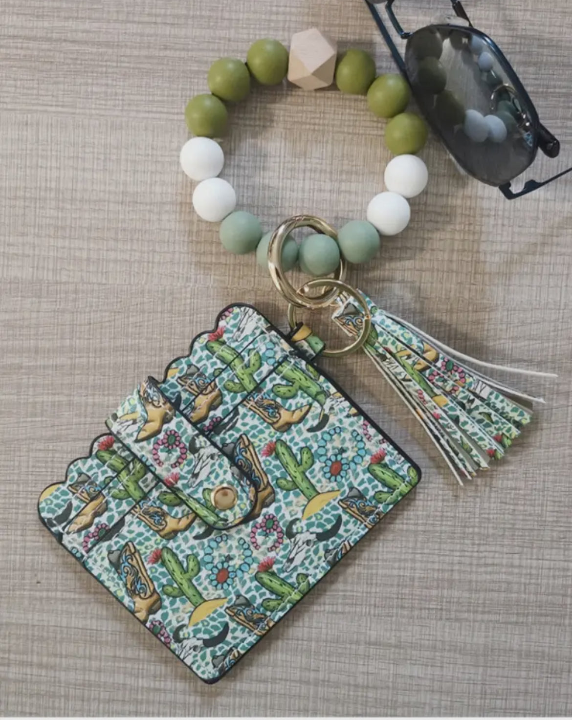 Silicone Beaded Bracelet Card Holder Desheng Enterprise