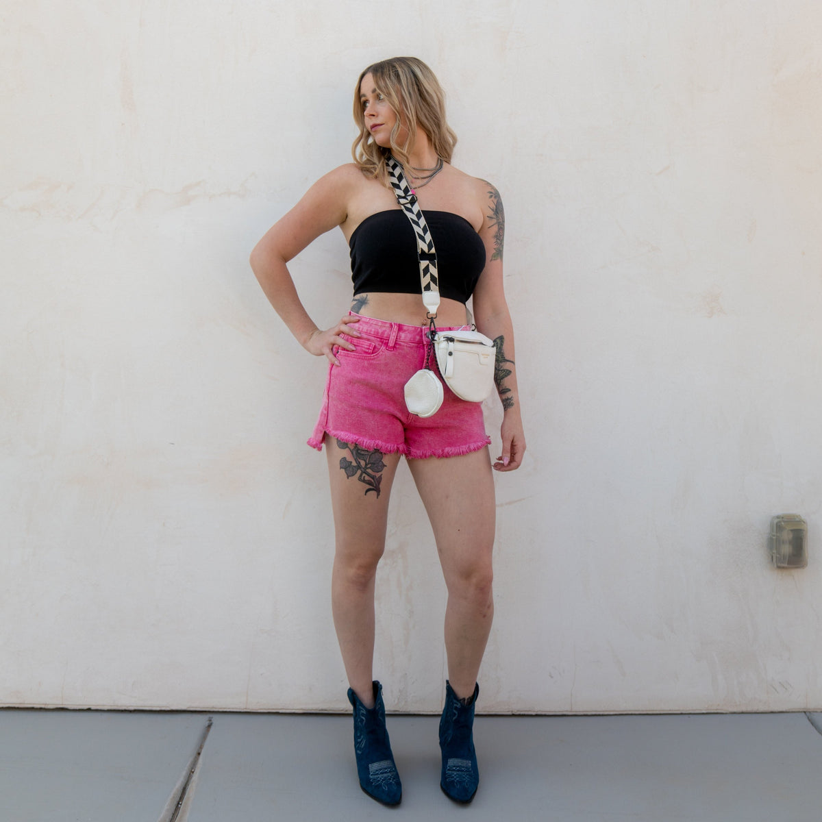 High Rise Short Cello Jeans