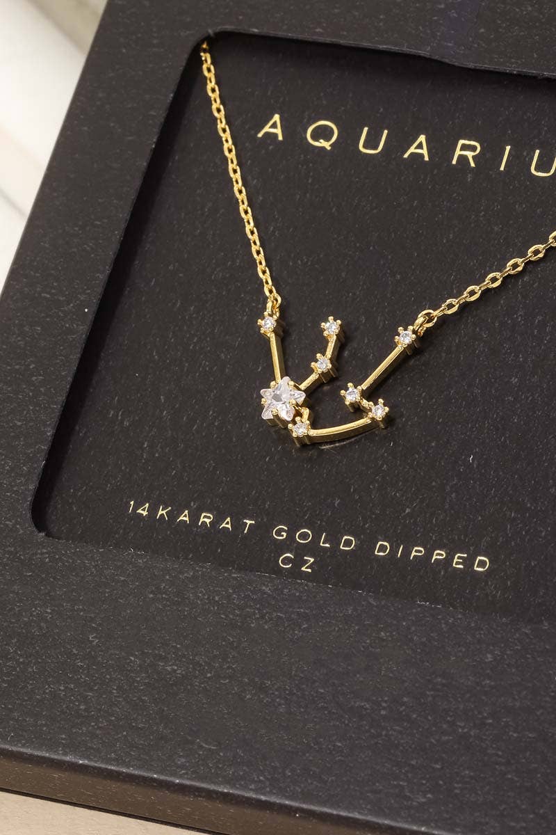 Secret Box Constellation Necklace Anarchy Street (Aquarius)