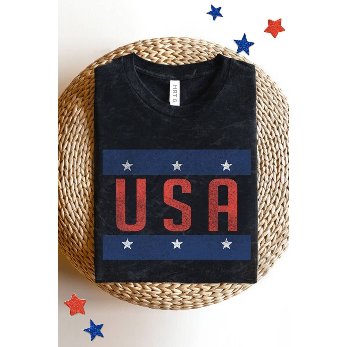 USA STAR MINERAL GRAPHIC TEE