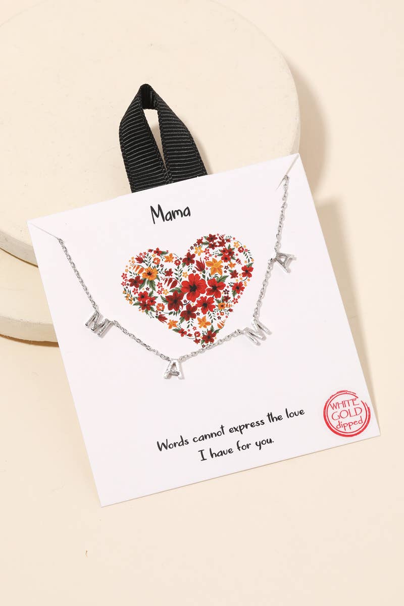 Mama Pendant Necklace Anarchy Street (Silver)