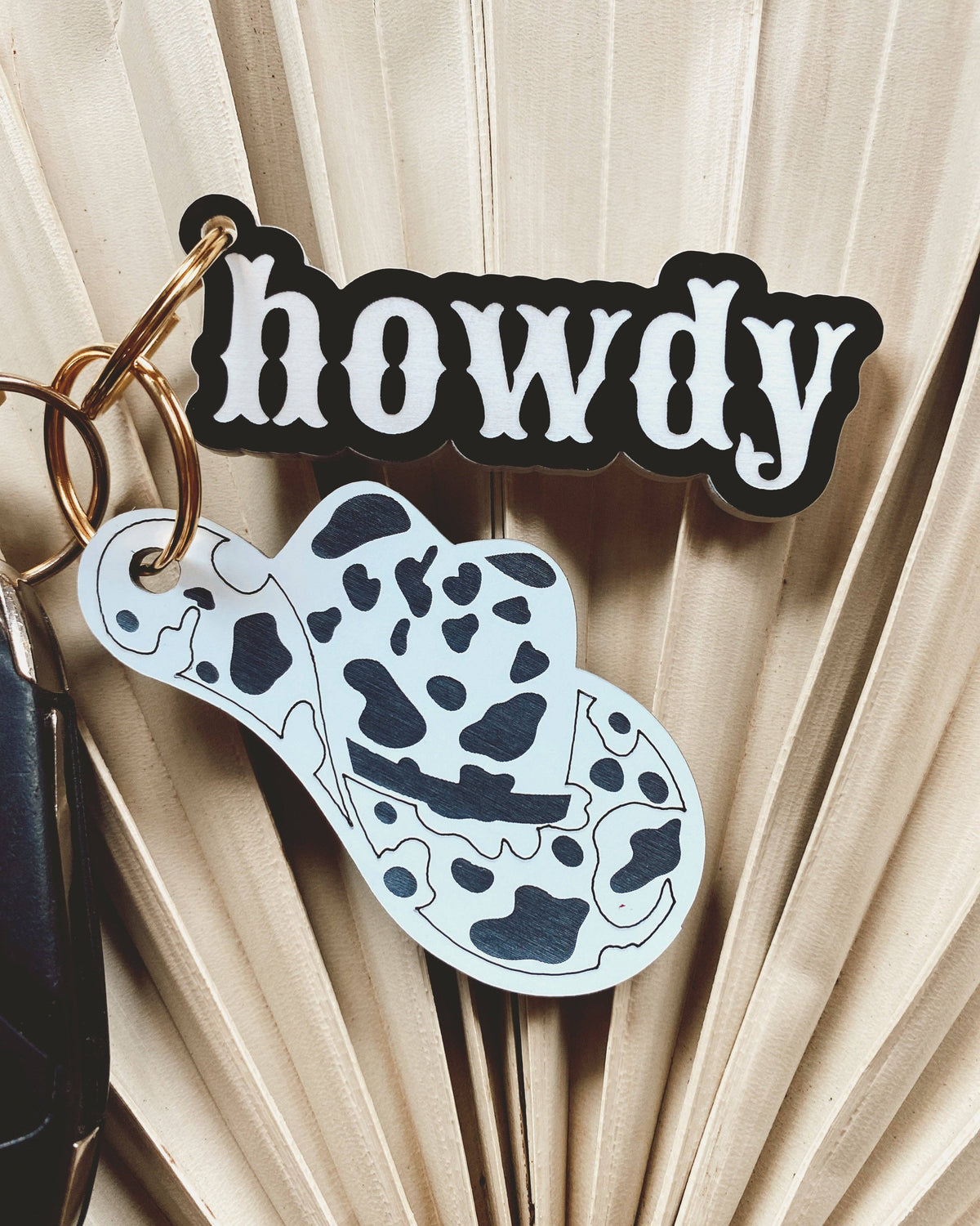 Howdy Keychain Birchandtwine