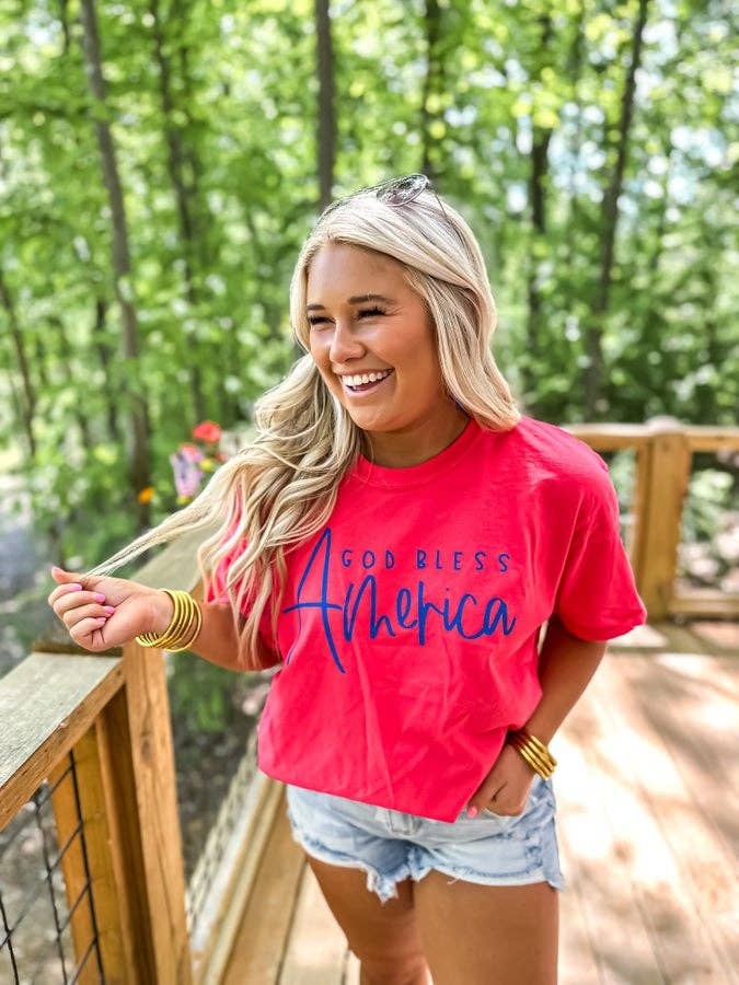 Paprika God Bless America Graphic Tee