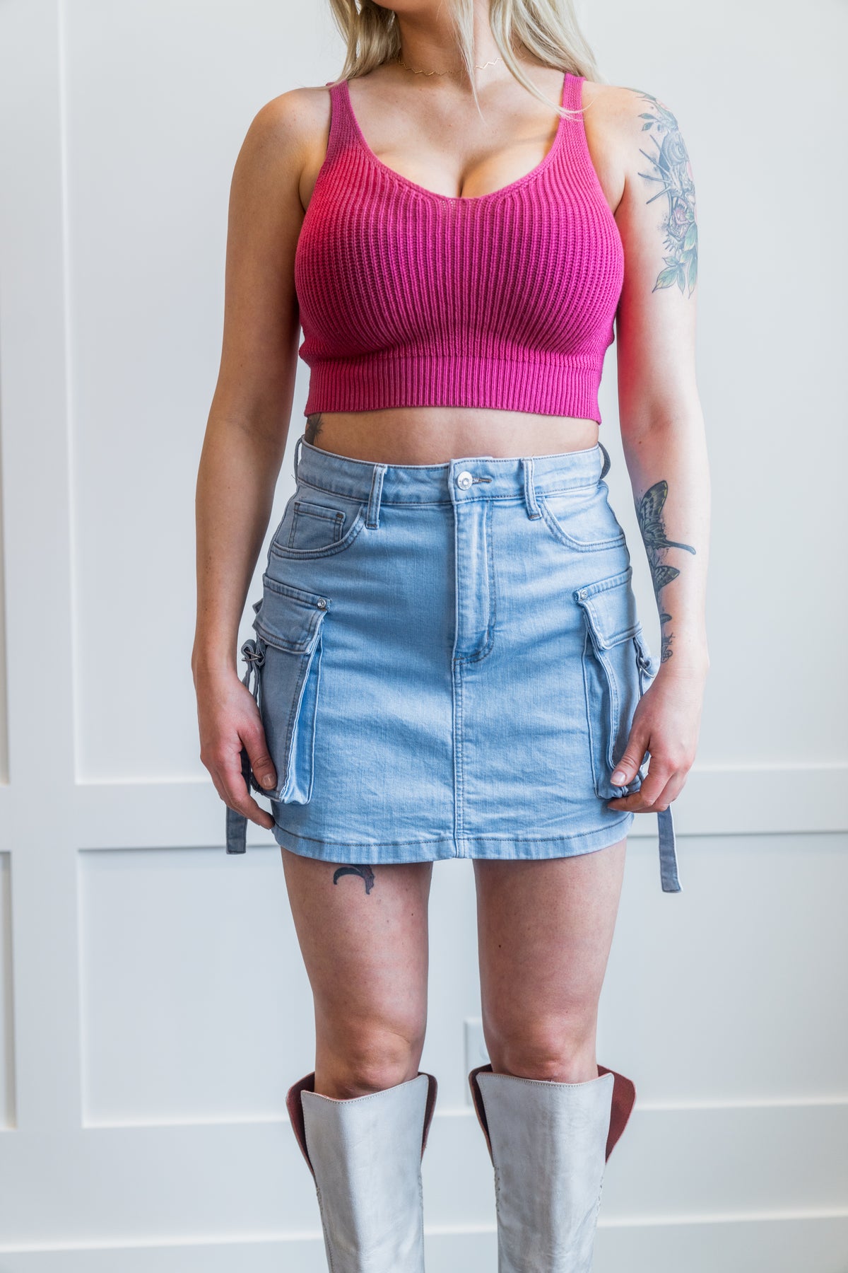 Back To School Cargo Skirt Vibrant M.i.u