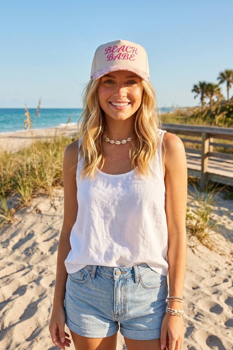 Beach Babe Two Tone Snapback Hat