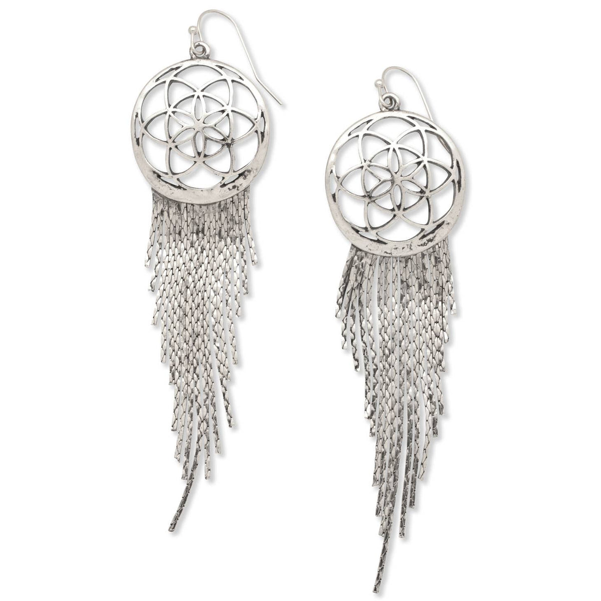 Dreamer Earring Hiouchi Jewels Rose & Bolt Grateful Dead Jewelry (Silver)
