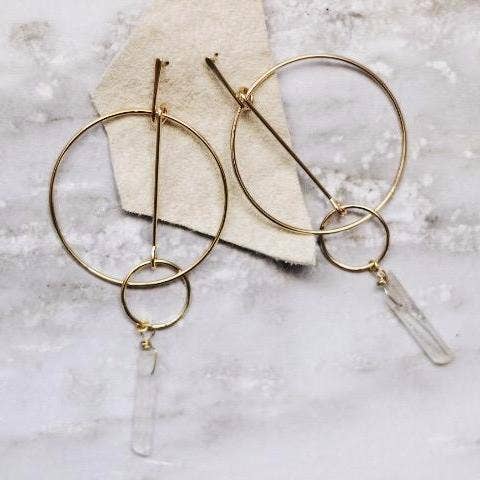 Bloom With Grace Earrings Gold Bohindie Stream