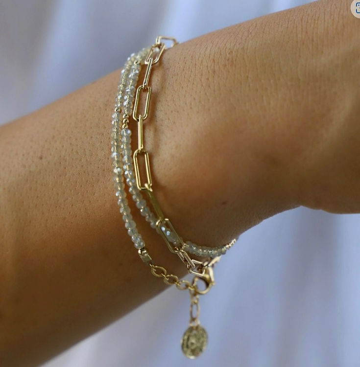 Smooth Paperclip Chain Bracelet