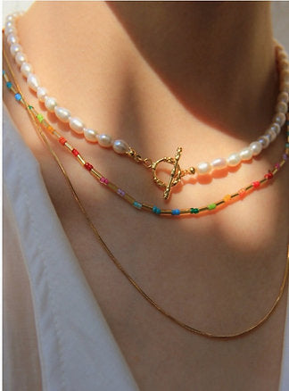 Timeless Pearl Bead Necklace Quality Freshwater Pearl by Lan Livia