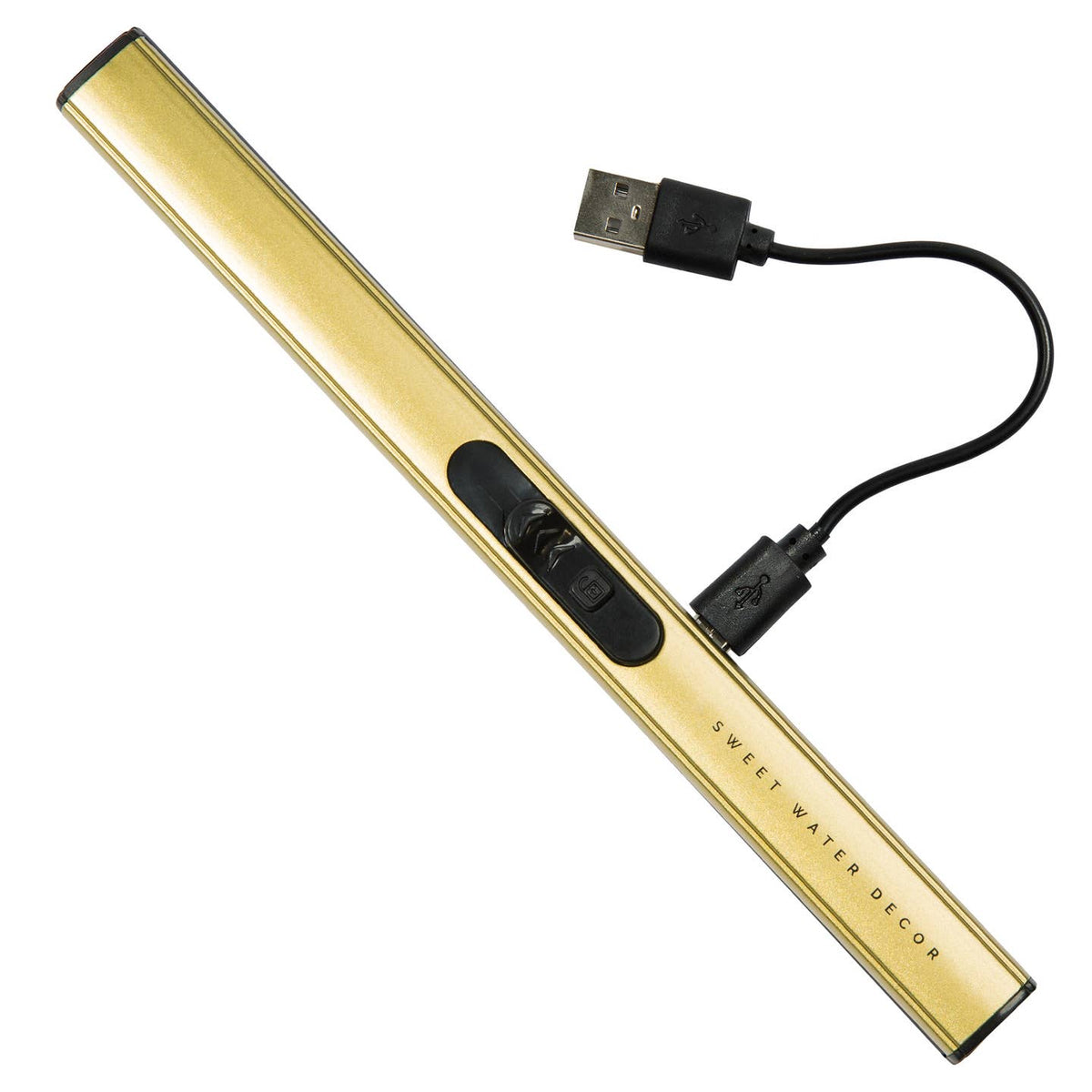 Rechargeable Electric Lighter Sweet Water Decor (Gold)