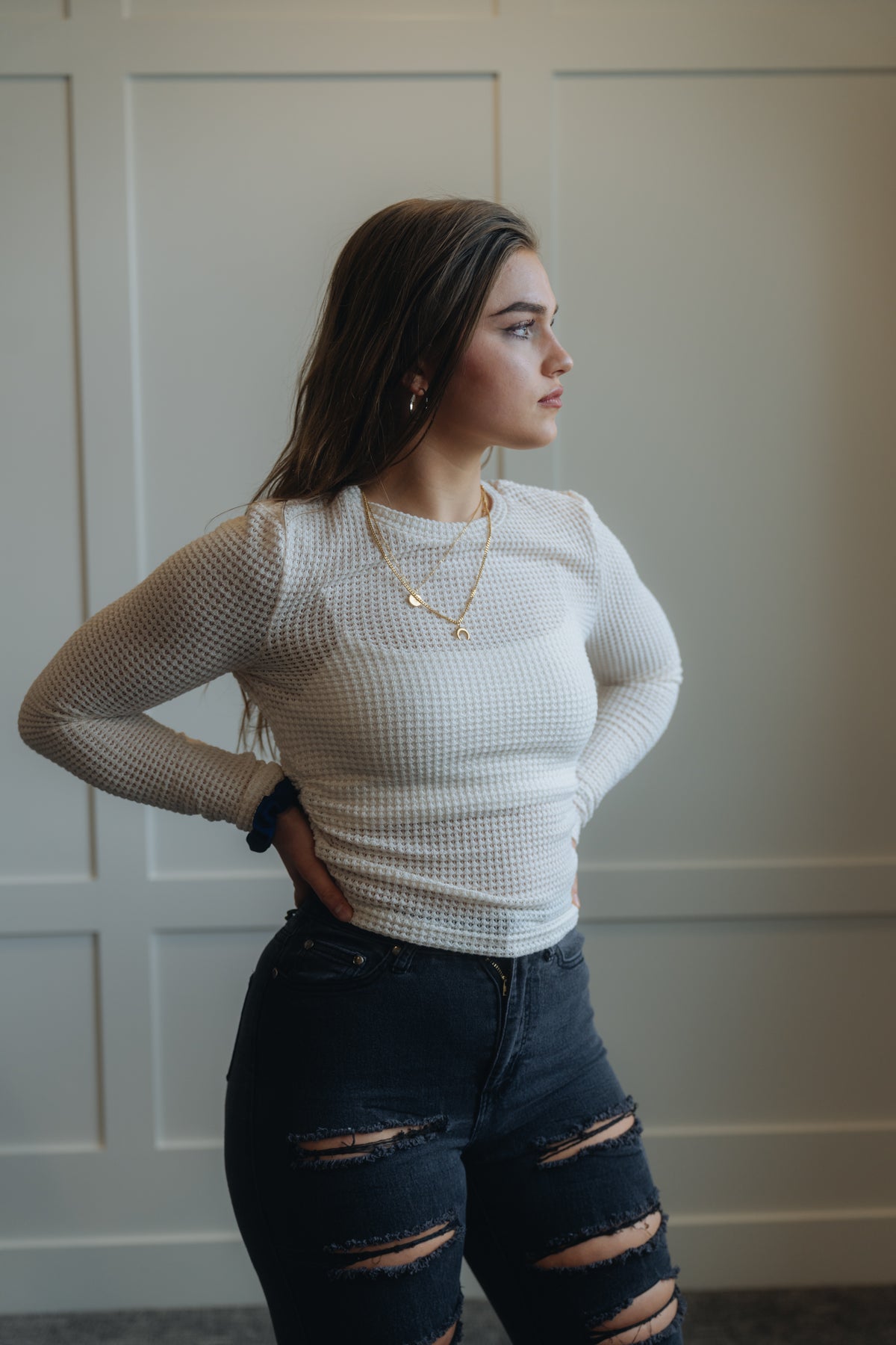 Short Tight Sexy Texture Top Scrunch Bottom
