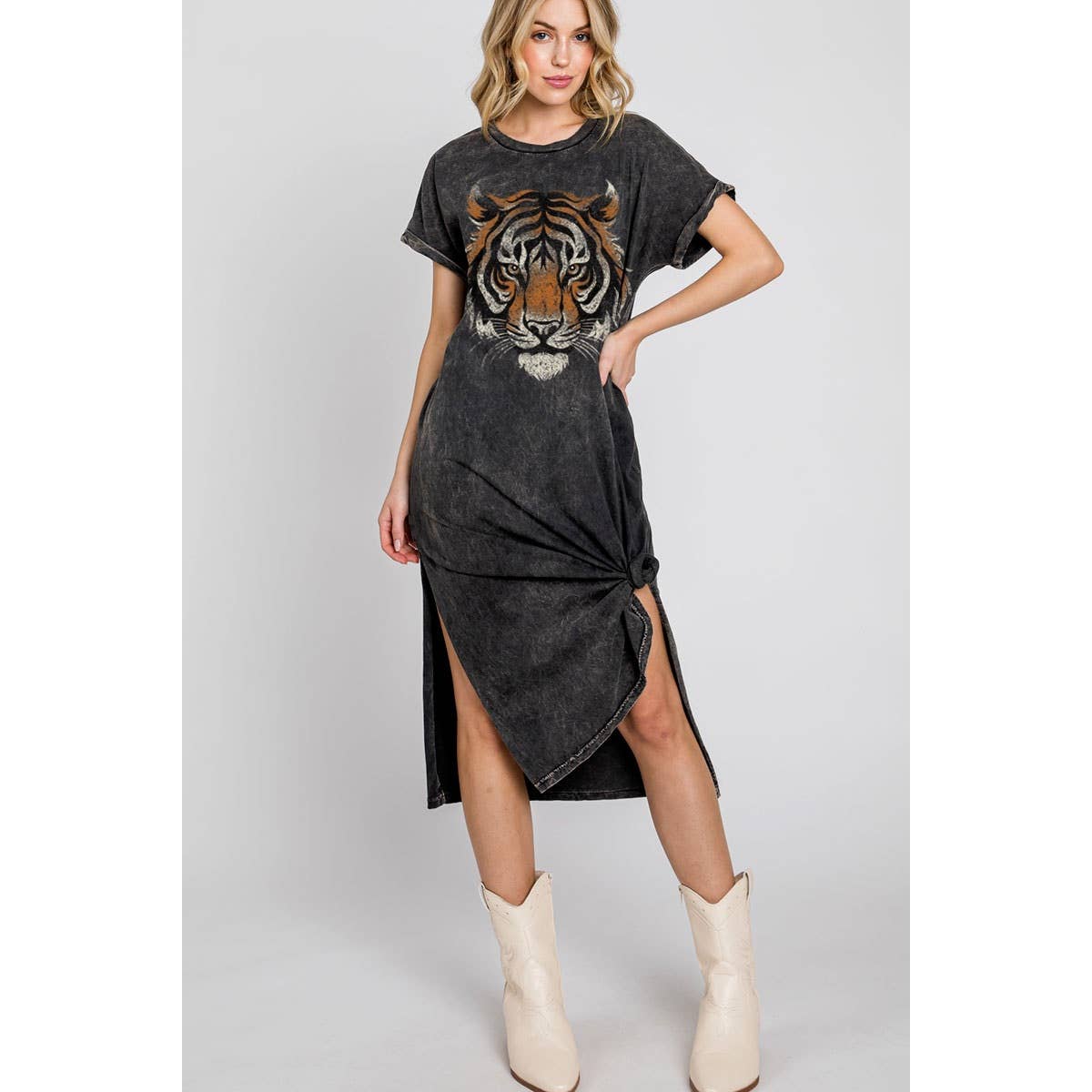 Tiger Face Mineral Graphic Dress Hrtandluv Restocked!!